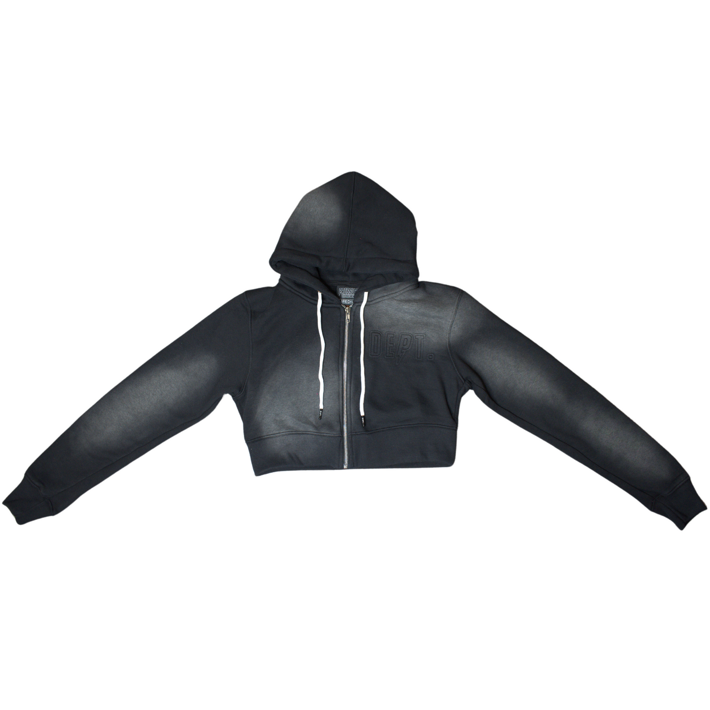 Girls Midnight Black Embossed Sweatsuit